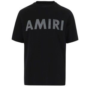 Amiri Cotton Crew Neck T-Shirt With Contrasting Logo Detail - NWT